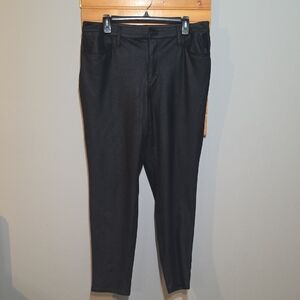 Chico's Faux Leather Look Pant Sz 12/Chicos 2